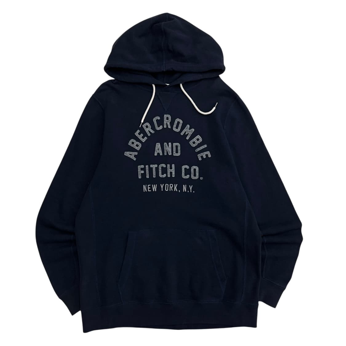 아베크롬비 센터로고 네이비 후드 L 상품이미지2