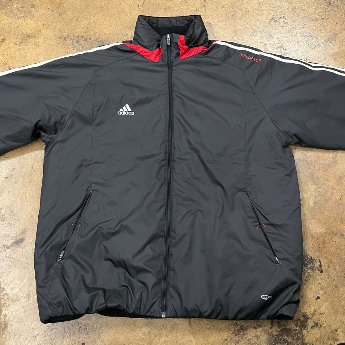 [정품/110] 아디다스 프레데터 블랙 바람막이 자켓 b19 상품이미지3