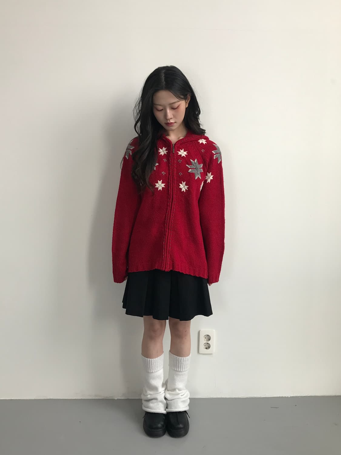  Eddie Bauer Holiday Knit Zip Cardigan 상품이미지1