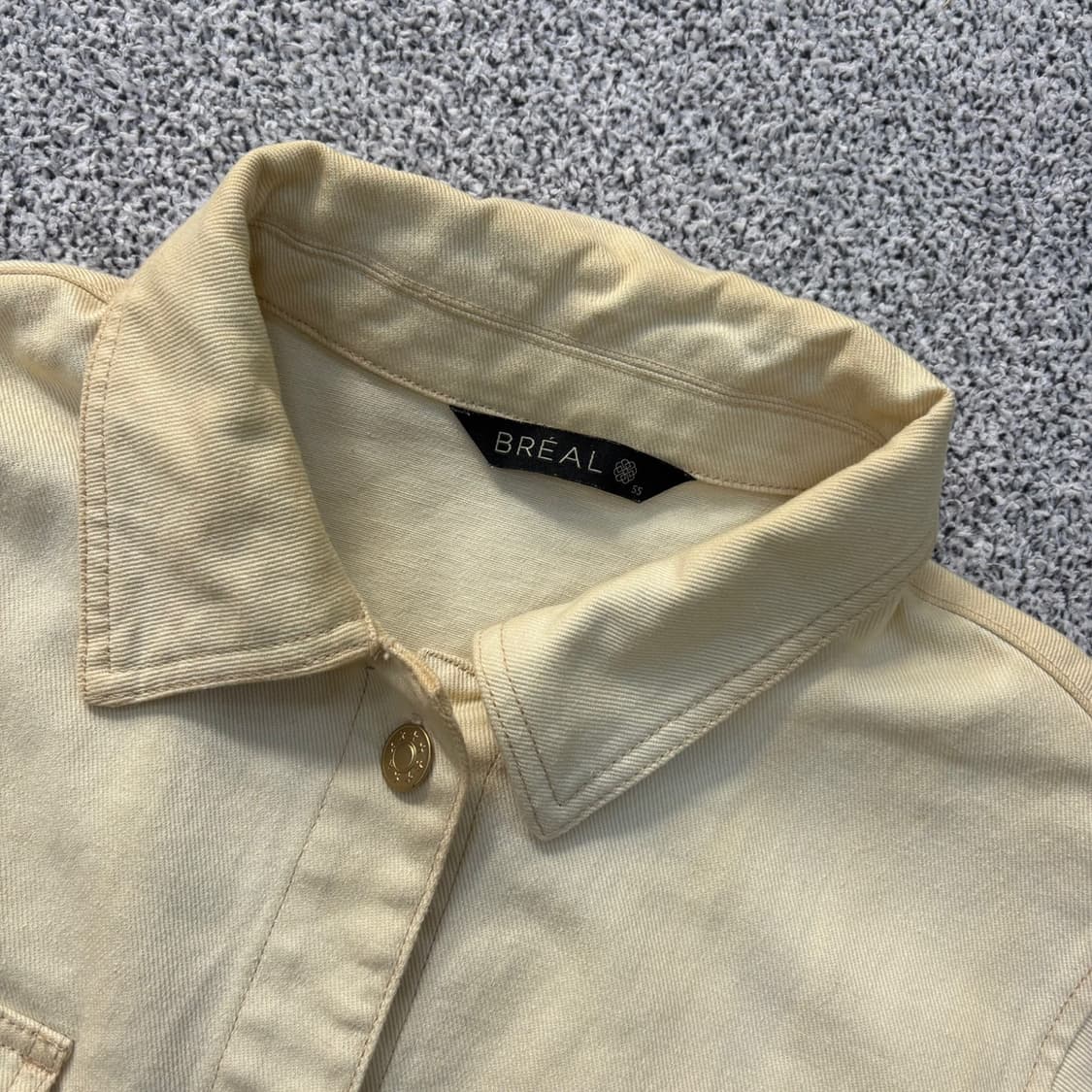 55 브리엘 여성 버튼 자켓 크림 0323J 상품이미지2