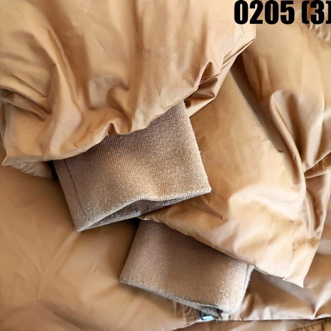 [M] 에잇세컨즈 라운드넥 오버핏 겨자색 패딩점퍼 0205(3) 상품이미지3