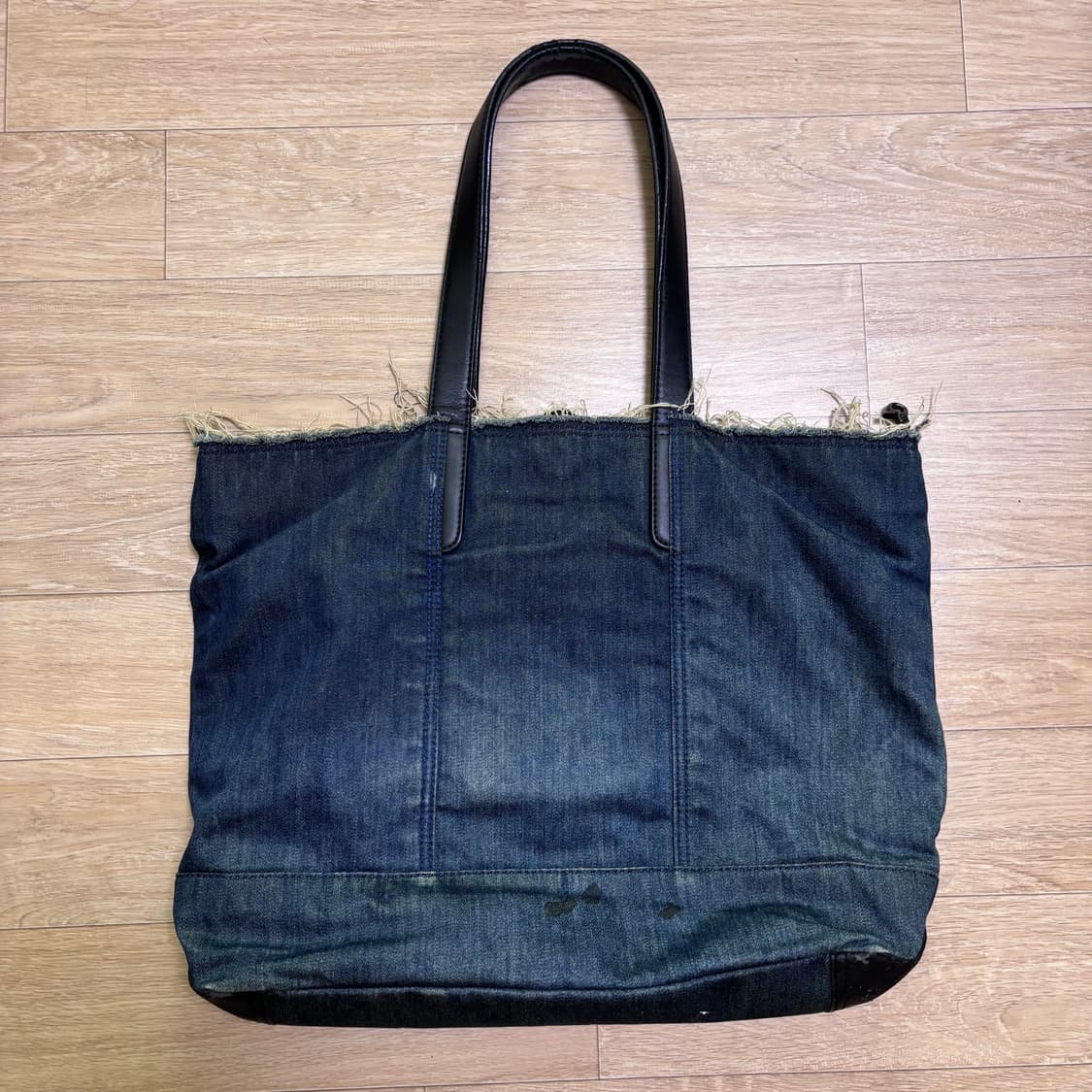 디젤 빈티지 진청 데님 토트백 상품이미지2