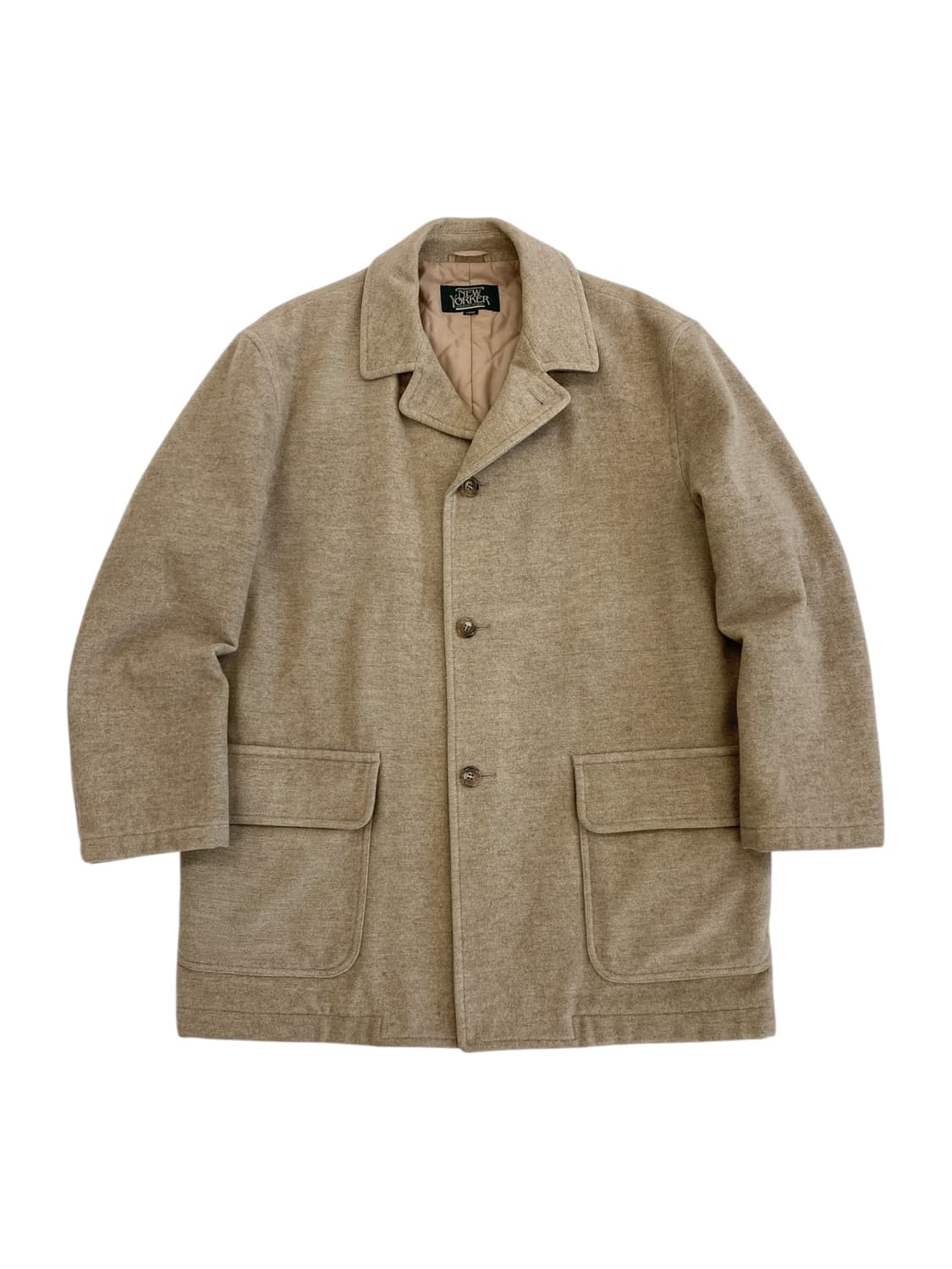 90's 뉴요커 울 카 코트 상품이미지1