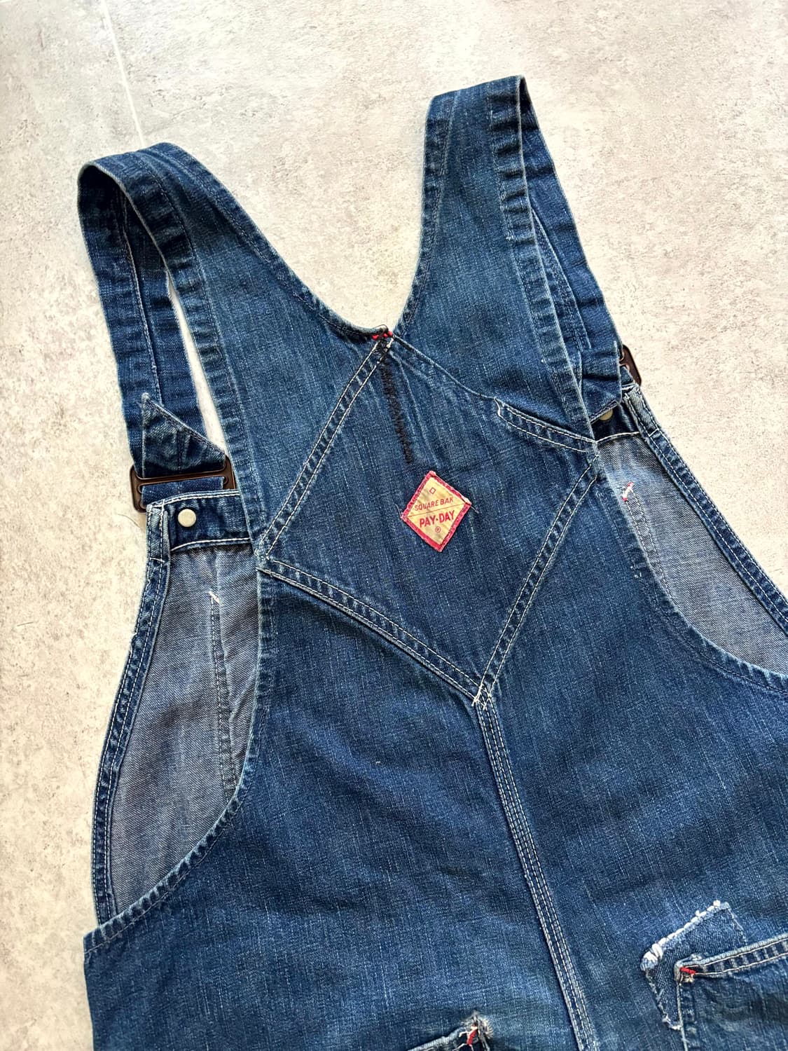 50~60's Penney's PAY-DAY 데님 오버롤 ~36" 상품이미지10