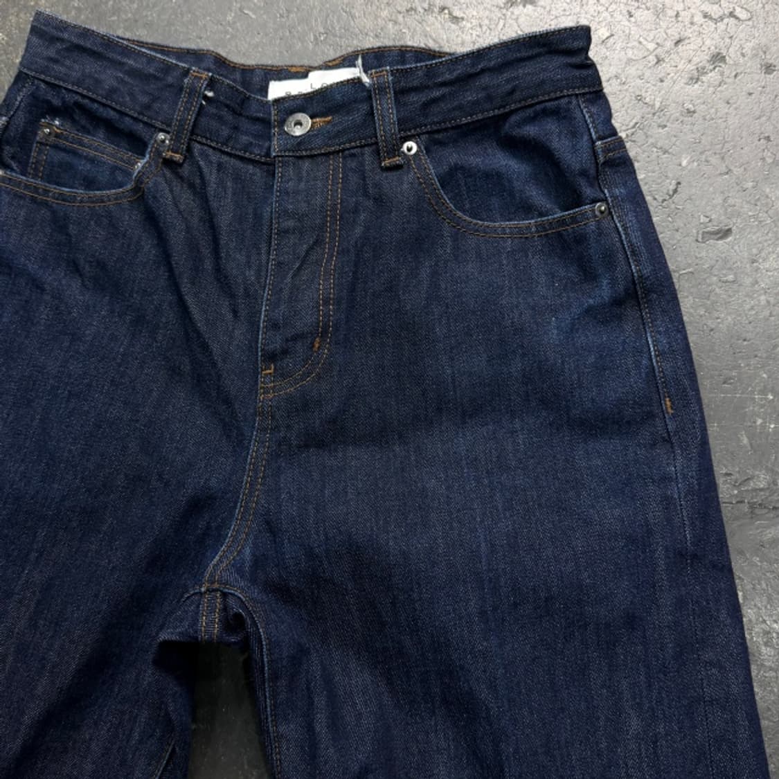 30 비슬로우 와이드 데님팬츠  상품이미지2