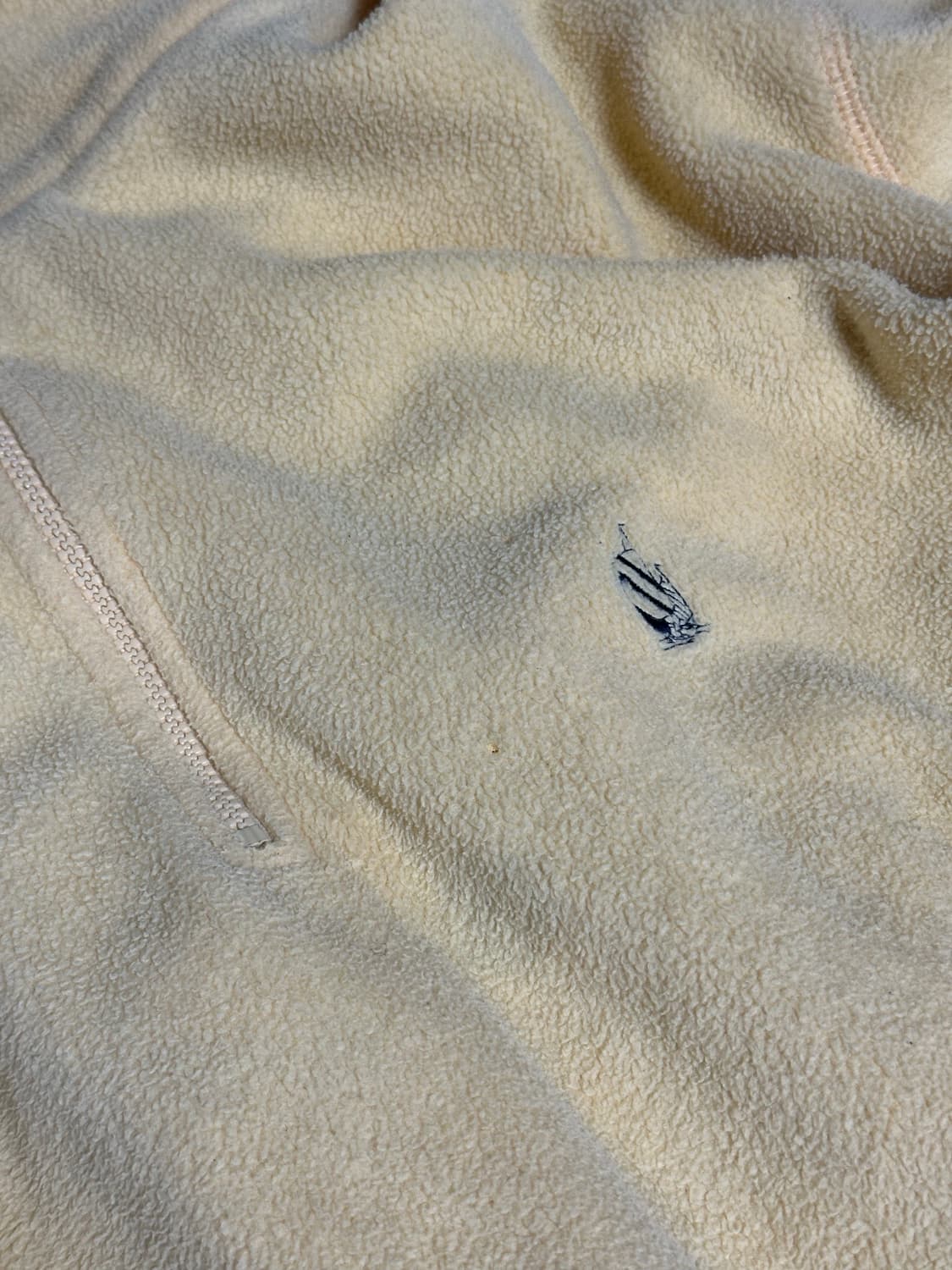 Made in usa 노티카 옐로우 하프집업 플리스 XL 상품이미지3