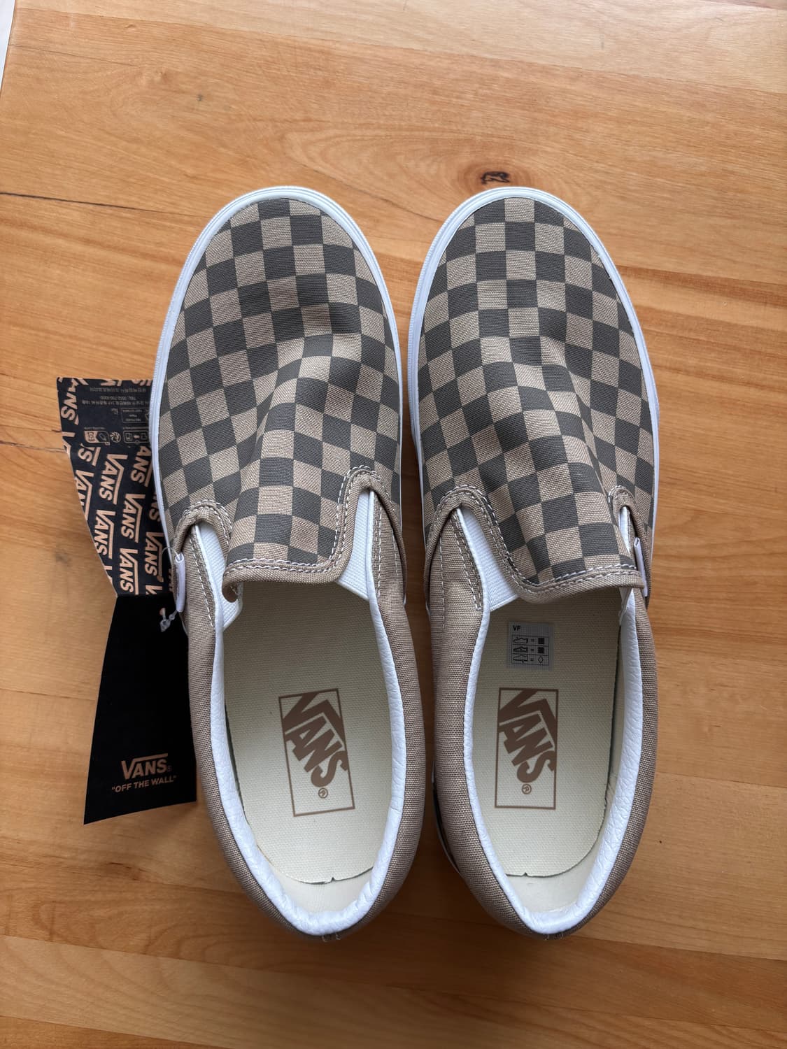 Vans Classic Slip on Check brown 상품이미지2