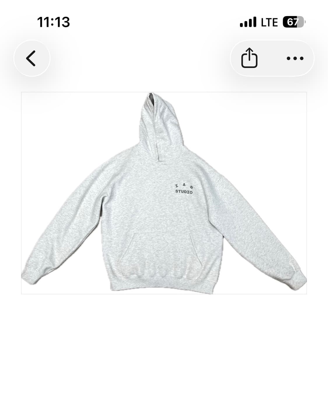 아이앱 스튜디오 후드 라이트 그레이 상품이미지4