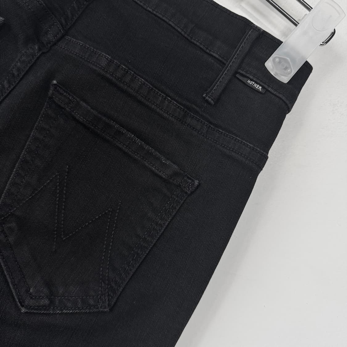 마더 허슬러 앵클 프레이 블랙 데님 진 (25) 상품이미지7