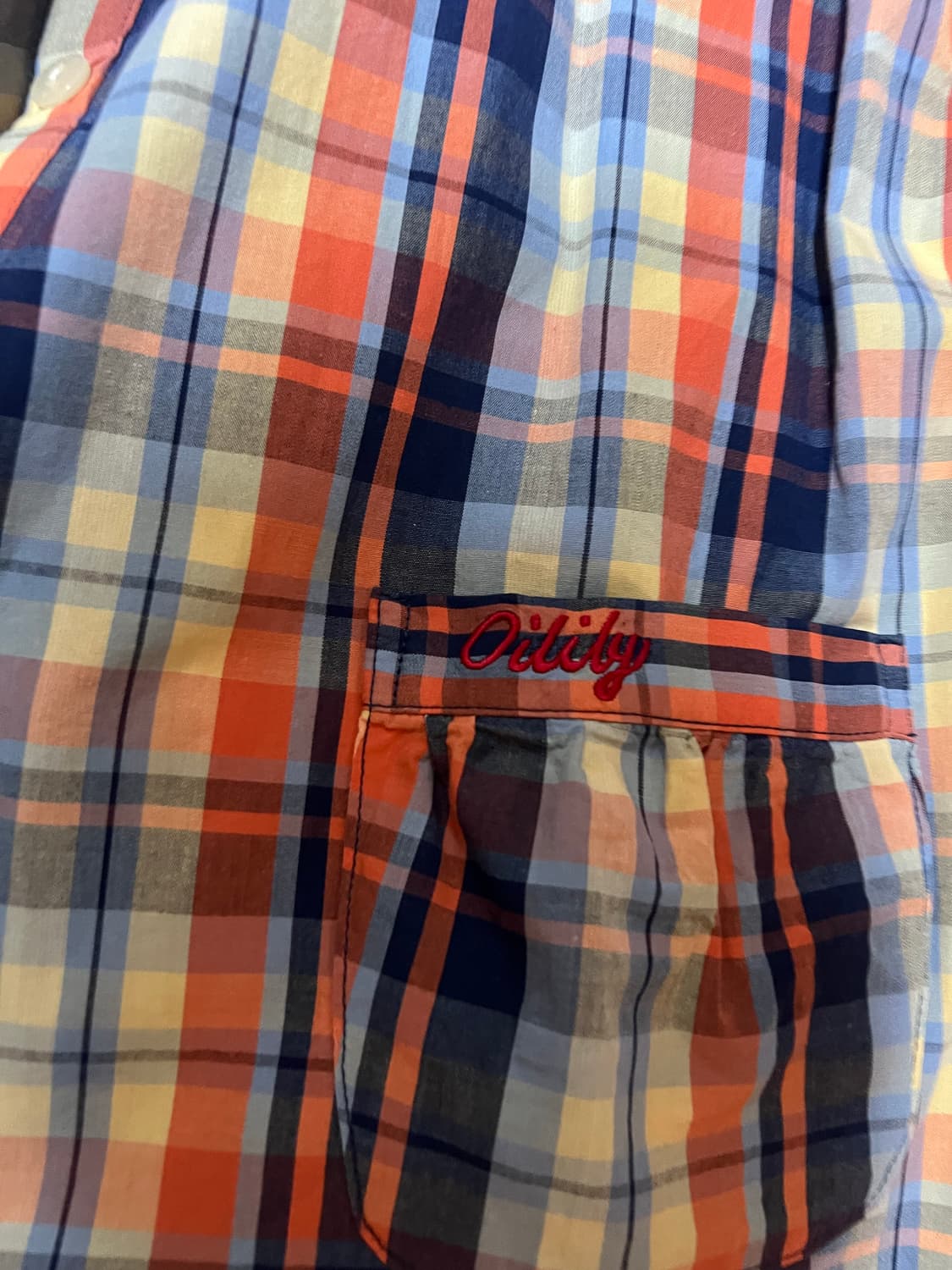 오일릴리(Oilily) 빈티지 체크 셔츠 원피스 상품이미지2