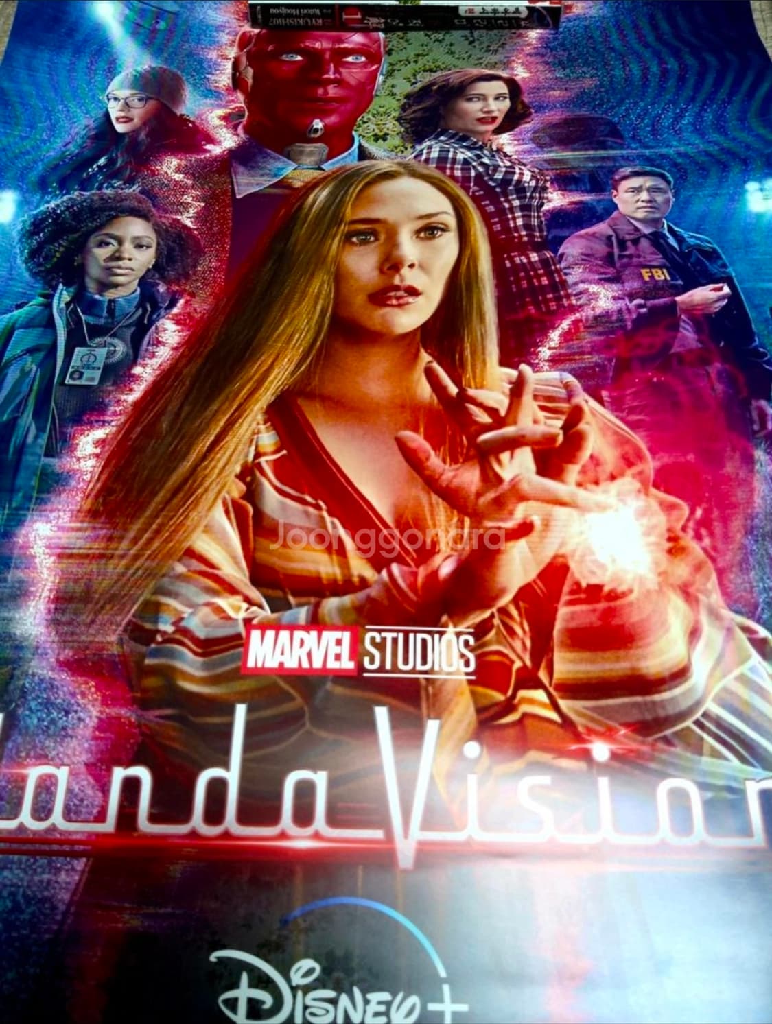 공식 완다비전 wanda vision b2 포스터 메인 케릭터 애거사 상품이미지3