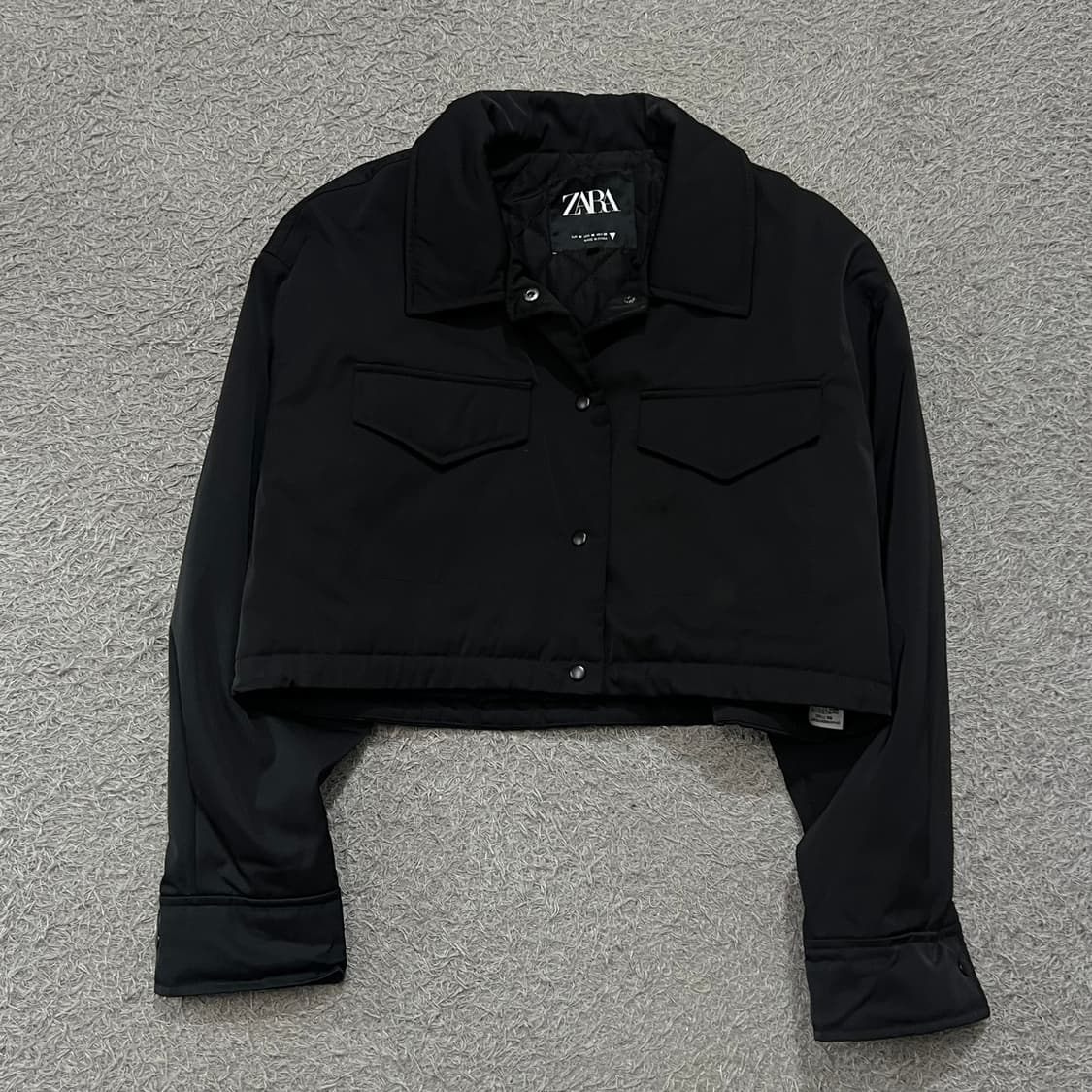 [우먼95] 자라 누빔크롭자켓 상품이미지2