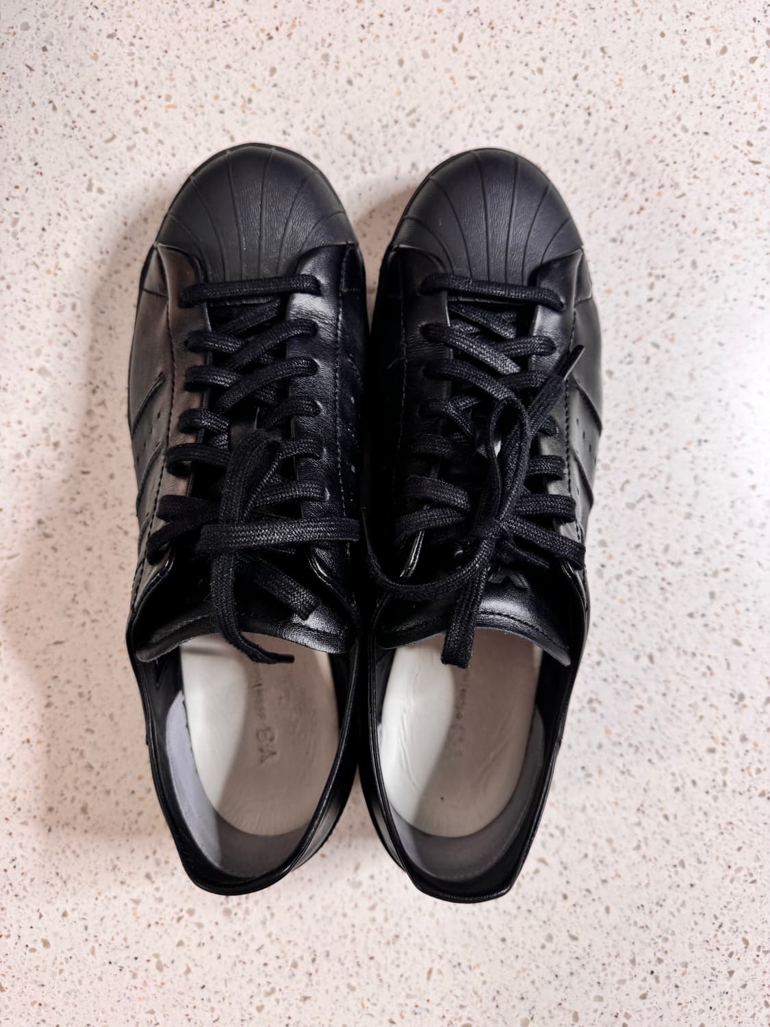 Y-3 슈퍼스타 올블랙 285 상품이미지4