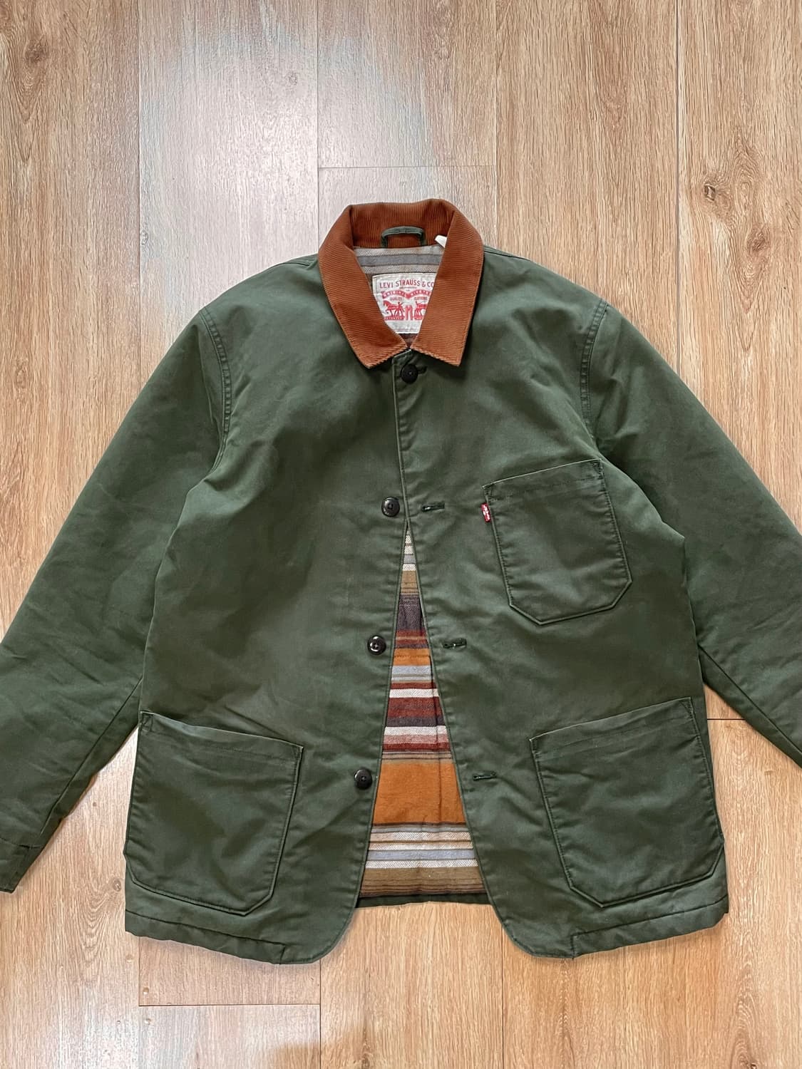 택포) 리바이스 왁시드 쵸어 (초어) 커버올 자켓 상품이미지1