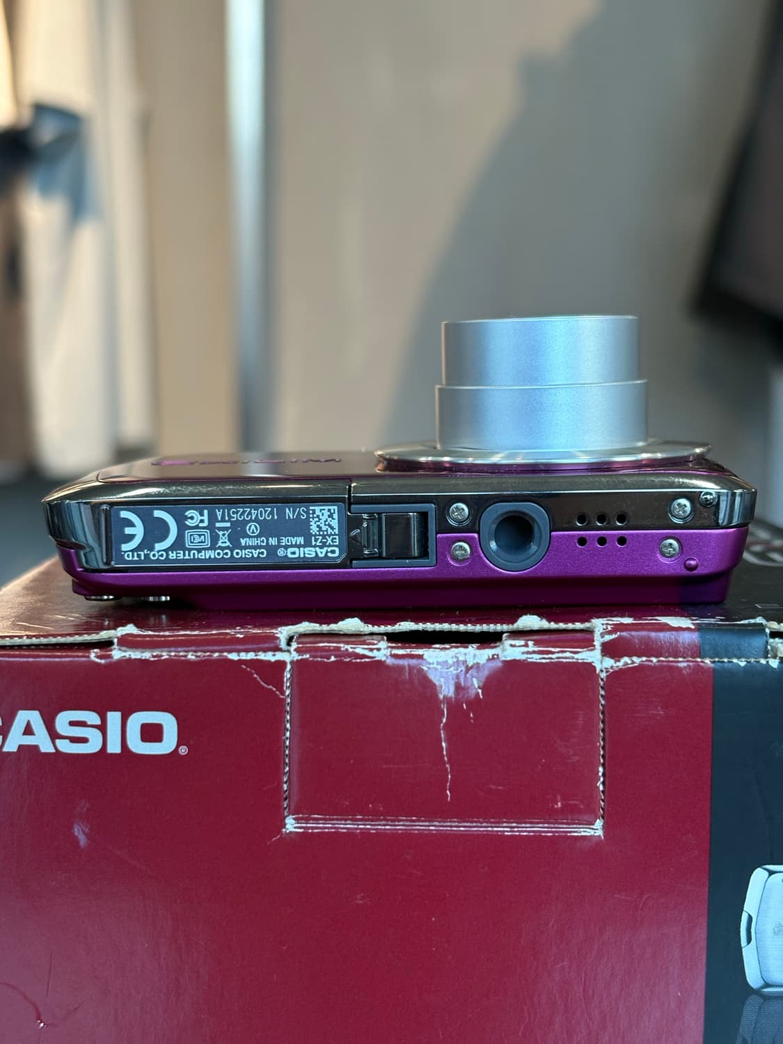 풀박/날짜표시)카시오 엑슬림 ex-z1 빈티지디카 상품이미지7