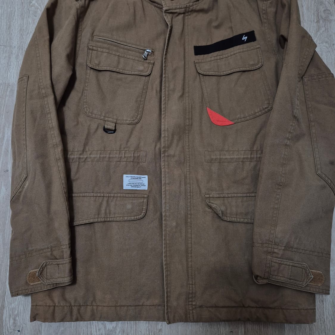 라이풀 와펜 밀리터리 야상 워크자켓 L(100) 상품이미지3