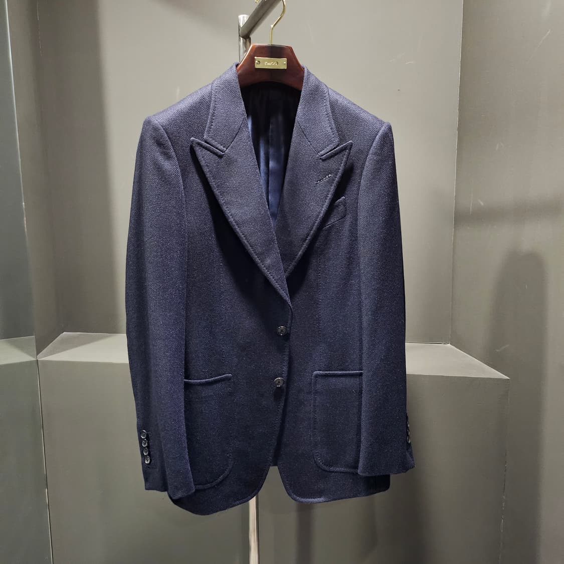 톰포드 체스터필드 카라 울 수트 정장 블레이저 상품이미지1