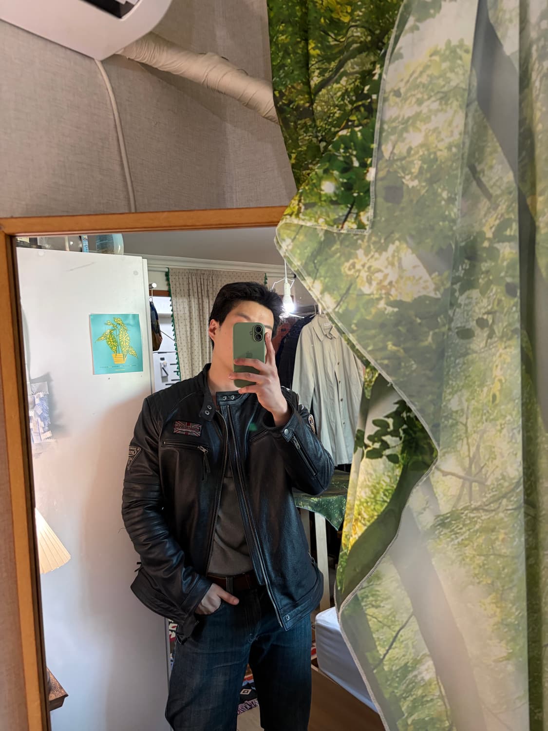 4XL) 양가죽 모터사이클 레더 자켓 상품이미지2