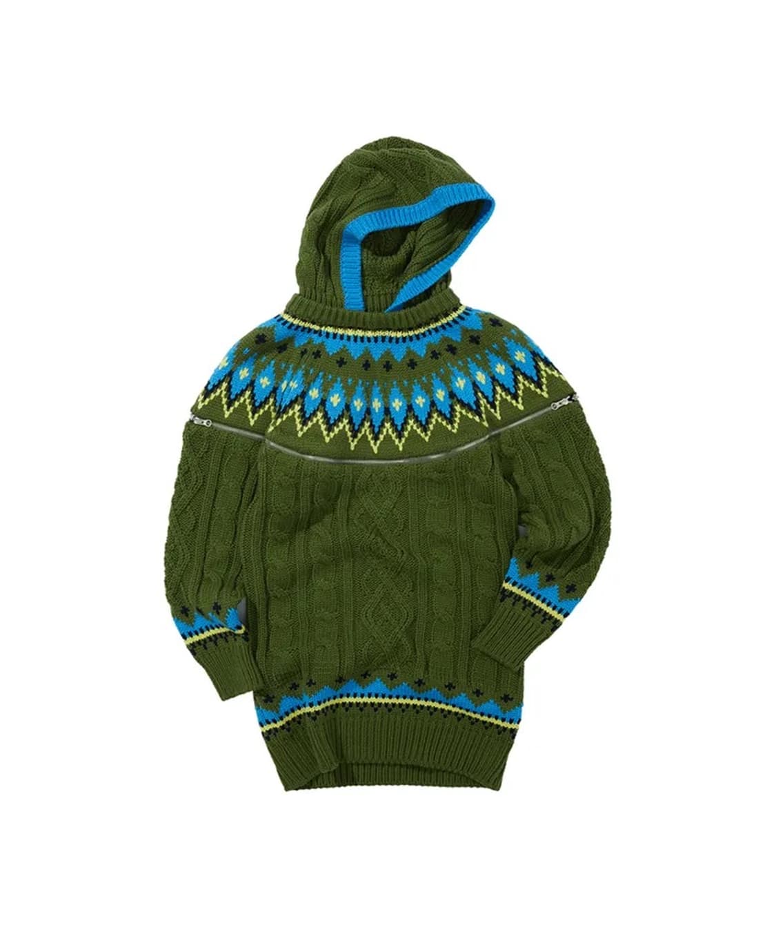 앤더슨벨 포 우먼 케이프 노르딕 니트 원피스 상품이미지2