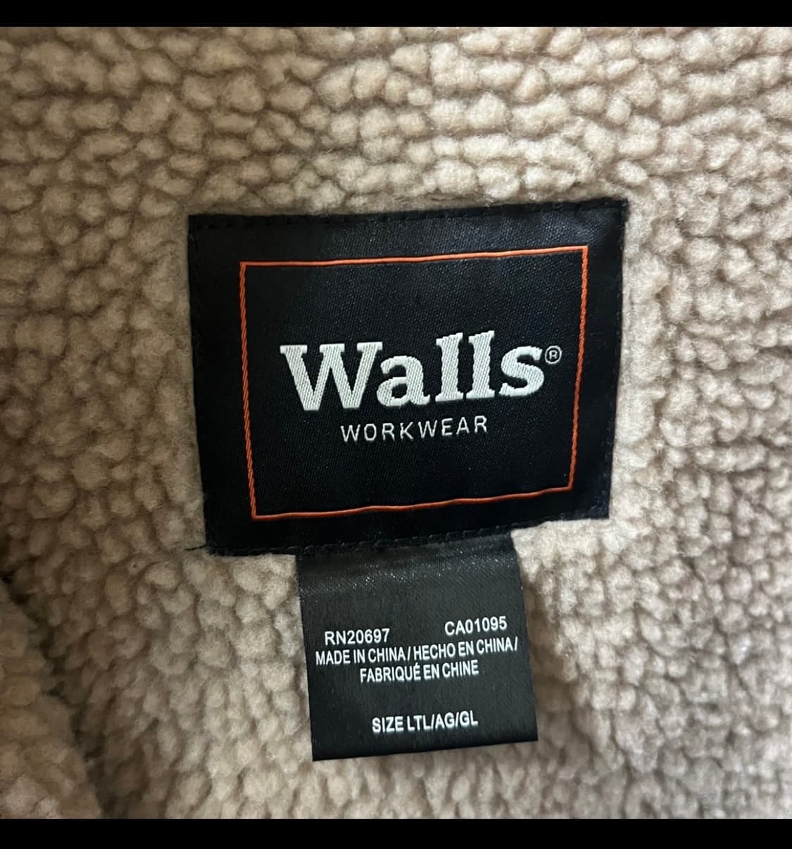 Walls 워크자켓 블랙 L사이즈 상품이미지3