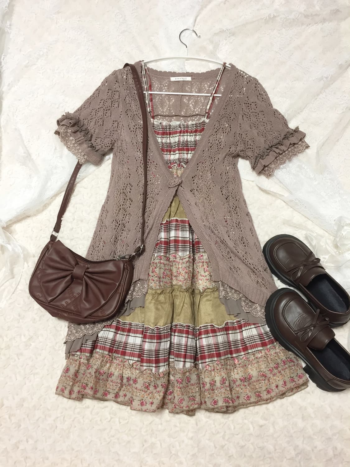 빈티지 모리걸 대장템 가로패치원피스 상품이미지1