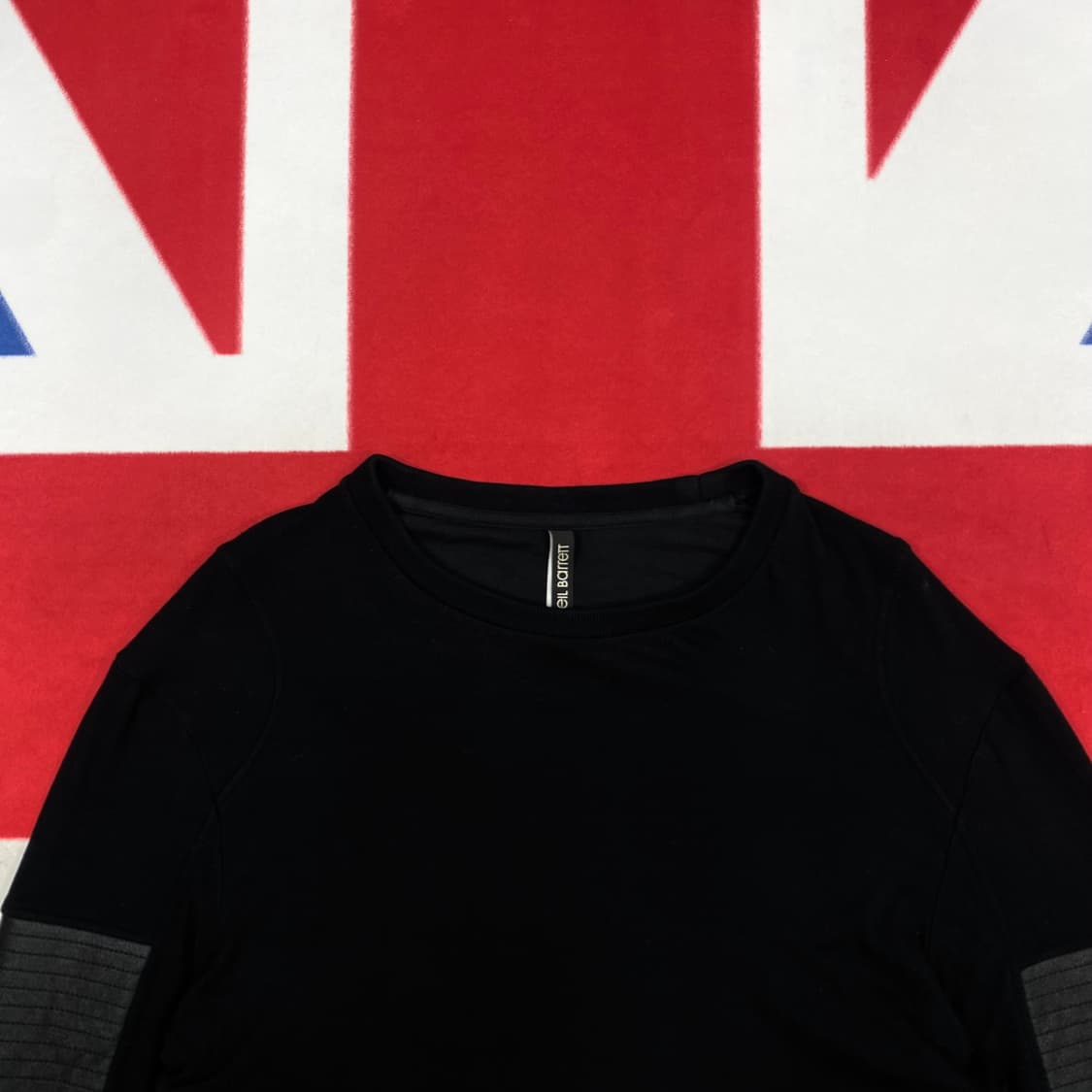 닐바렛 바이커 레더믹스 맨투맨 M  상품이미지3