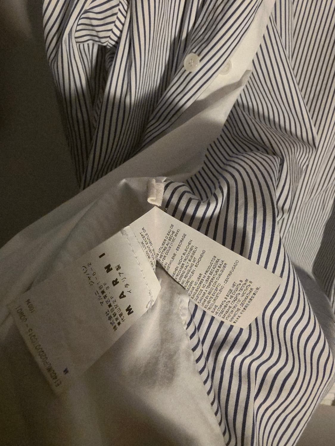 Marni double rayered stripe shirt 상품이미지7