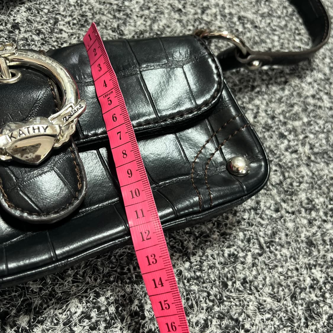 Kathy 빈티지 y2k 미니 숄더백 블랙 상품이미지6