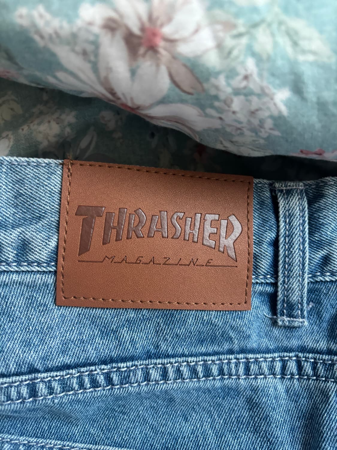 트레셔 와이드 데님팬츠 상품이미지3