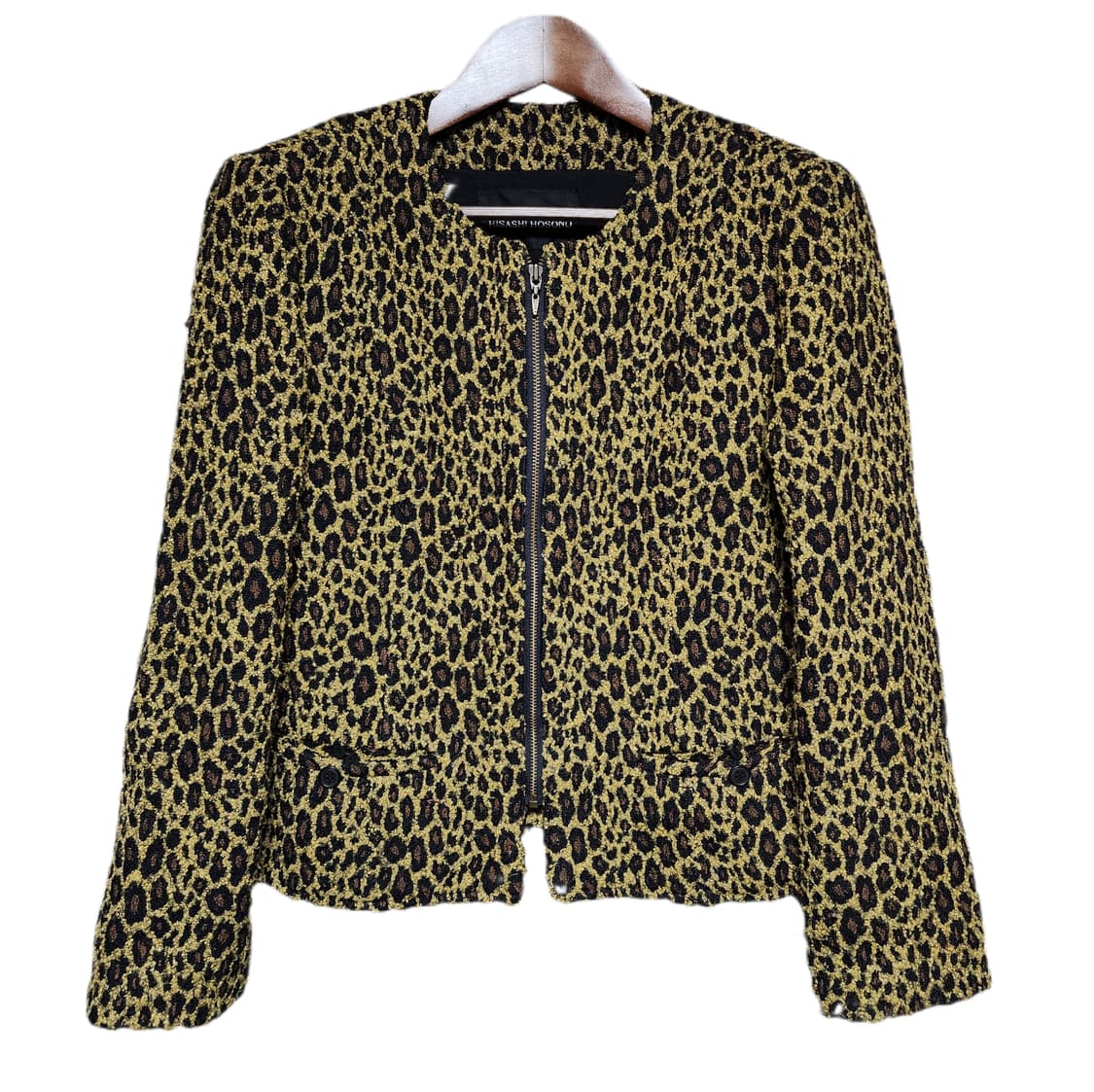 프레타 쿠튀르 호소노히사시 요지야마모토 패턴가 레오파드 자켓 상품이미지1
