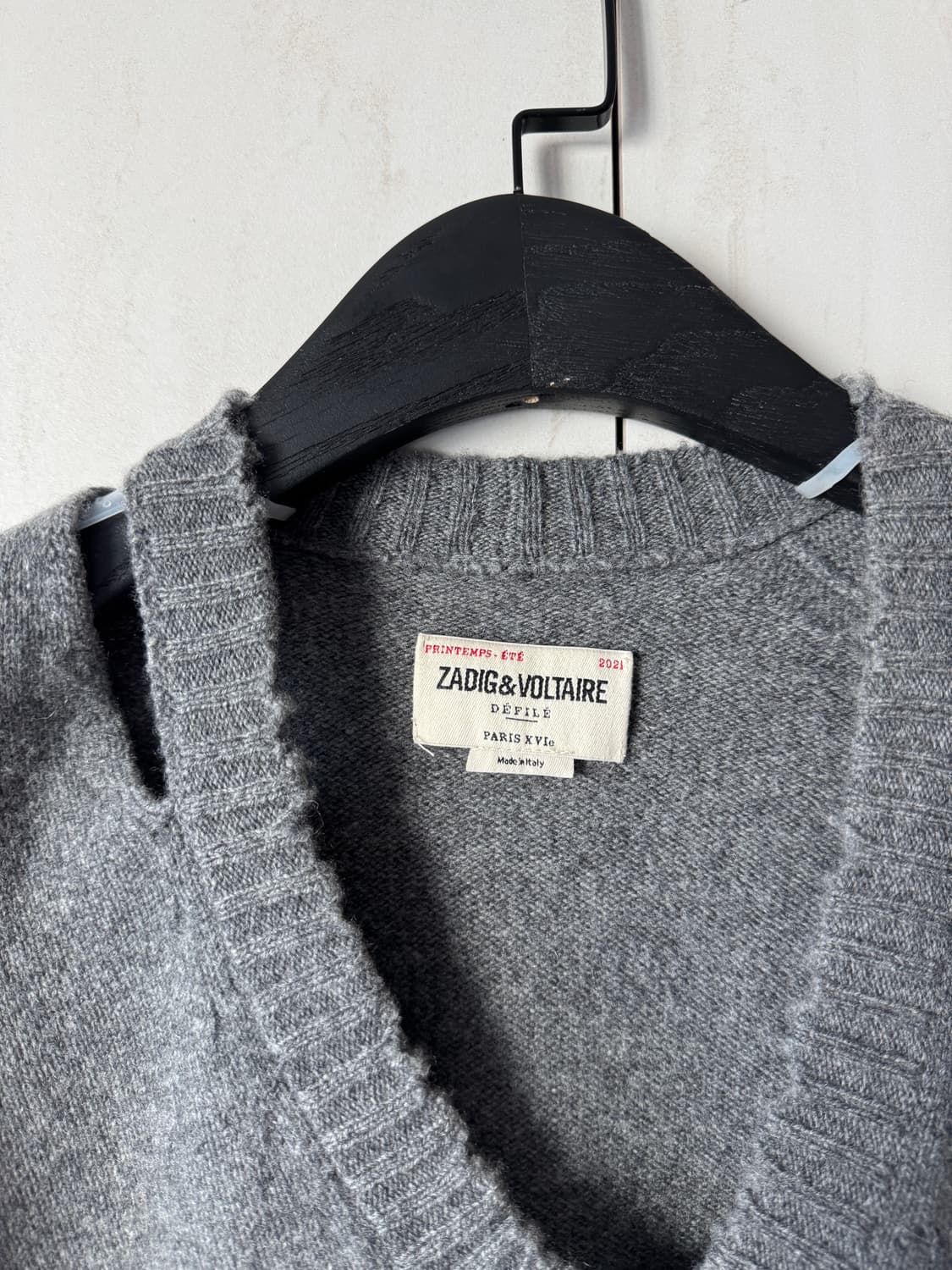 최상의 컨디션 Zadig&Voltaire 브이넥 니트 XS(44,55가능 상품이미지2