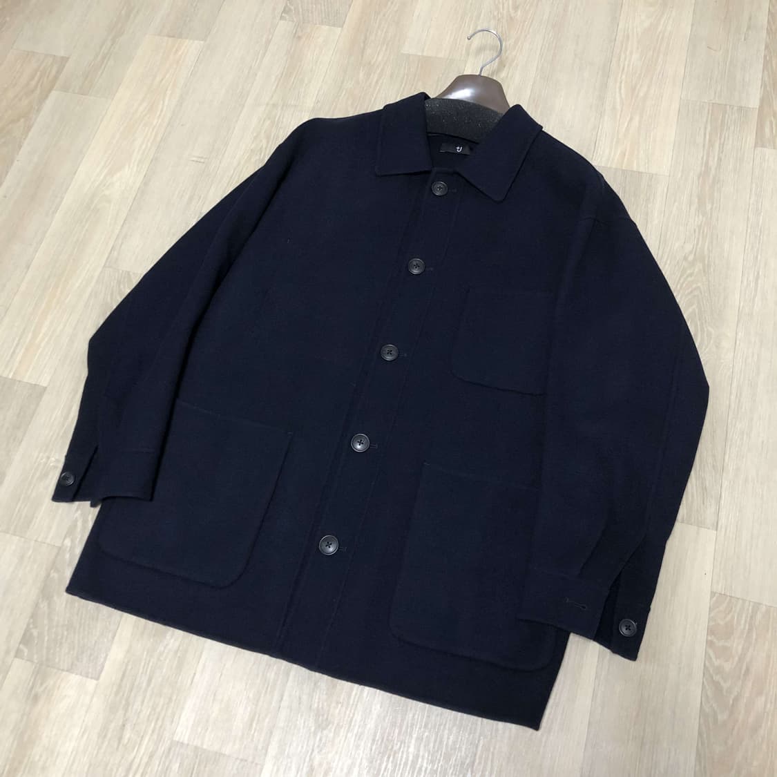 (XL) 유니클로 X 질샌더 +J 울 블렌드 오버사이즈 셔츠 자켓 3종 상품이미지4
