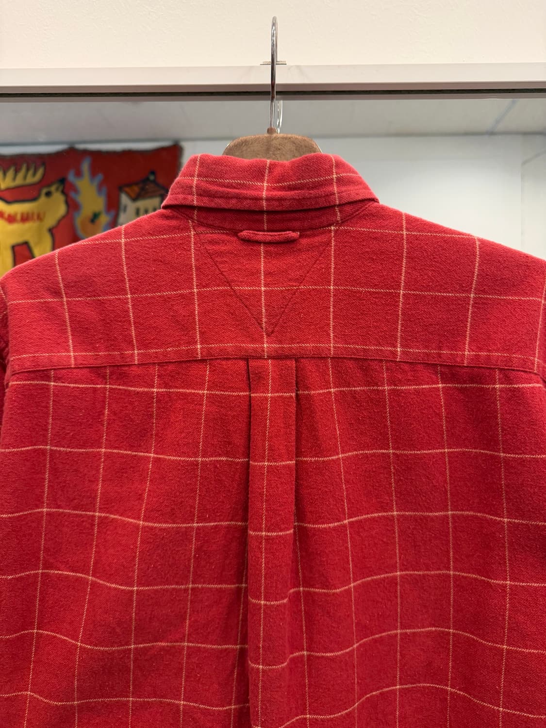 90s Tommy Hilfiger 타미힐피거 코튼 플란넬 체크 셔츠 상품이미지6