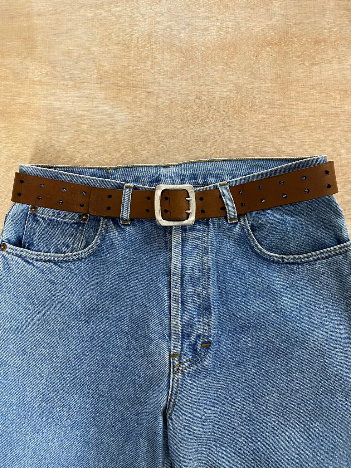 VTG double buckle garrison belt 개리슨 벨트 상품이미지1