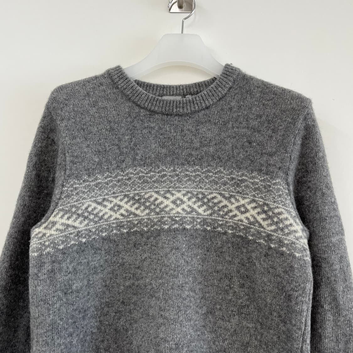 칼하트 노르딕 패턴 그레이 울 니트 상품이미지5