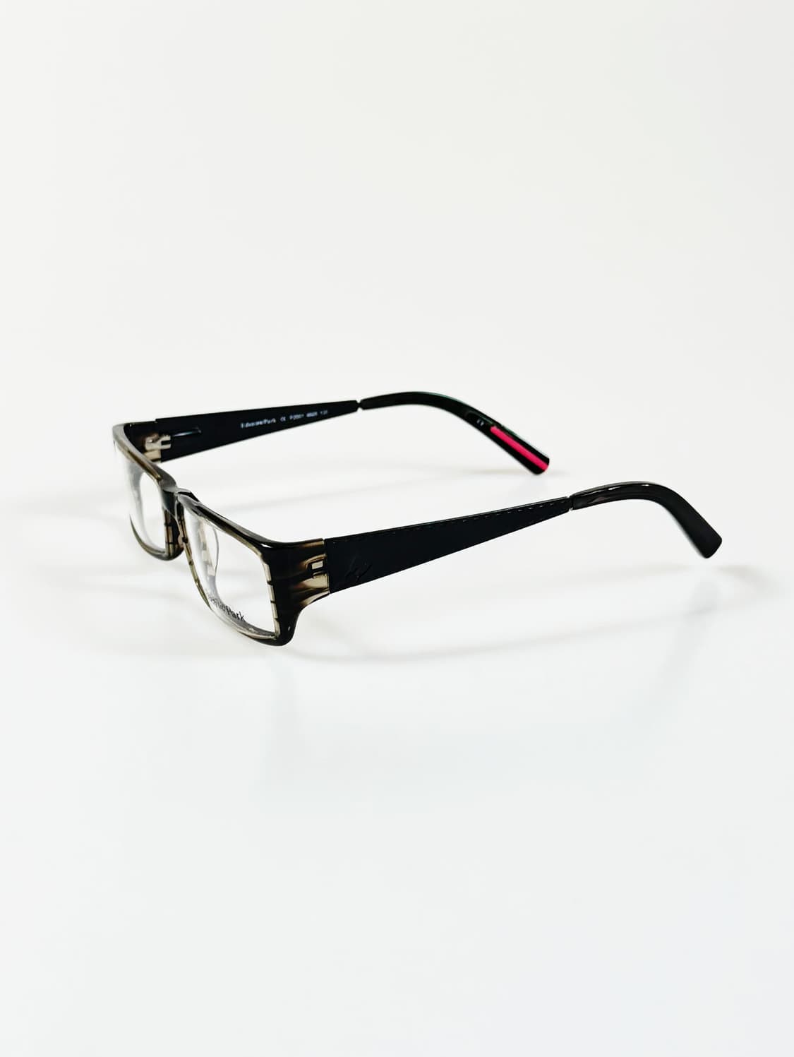 90s EDEN PARK 블랙톤 볼드 스퀘어 빈티지 안경 상품이미지3