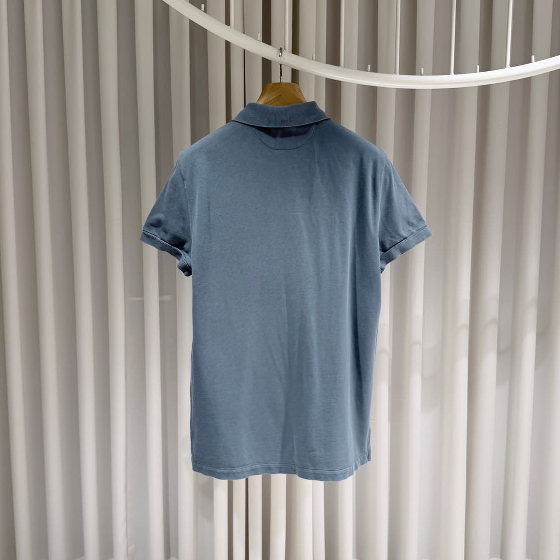 (A+/50) / 톰포드 로고 폴로 반팔 티셔츠 라이트 블루 상품이미지5