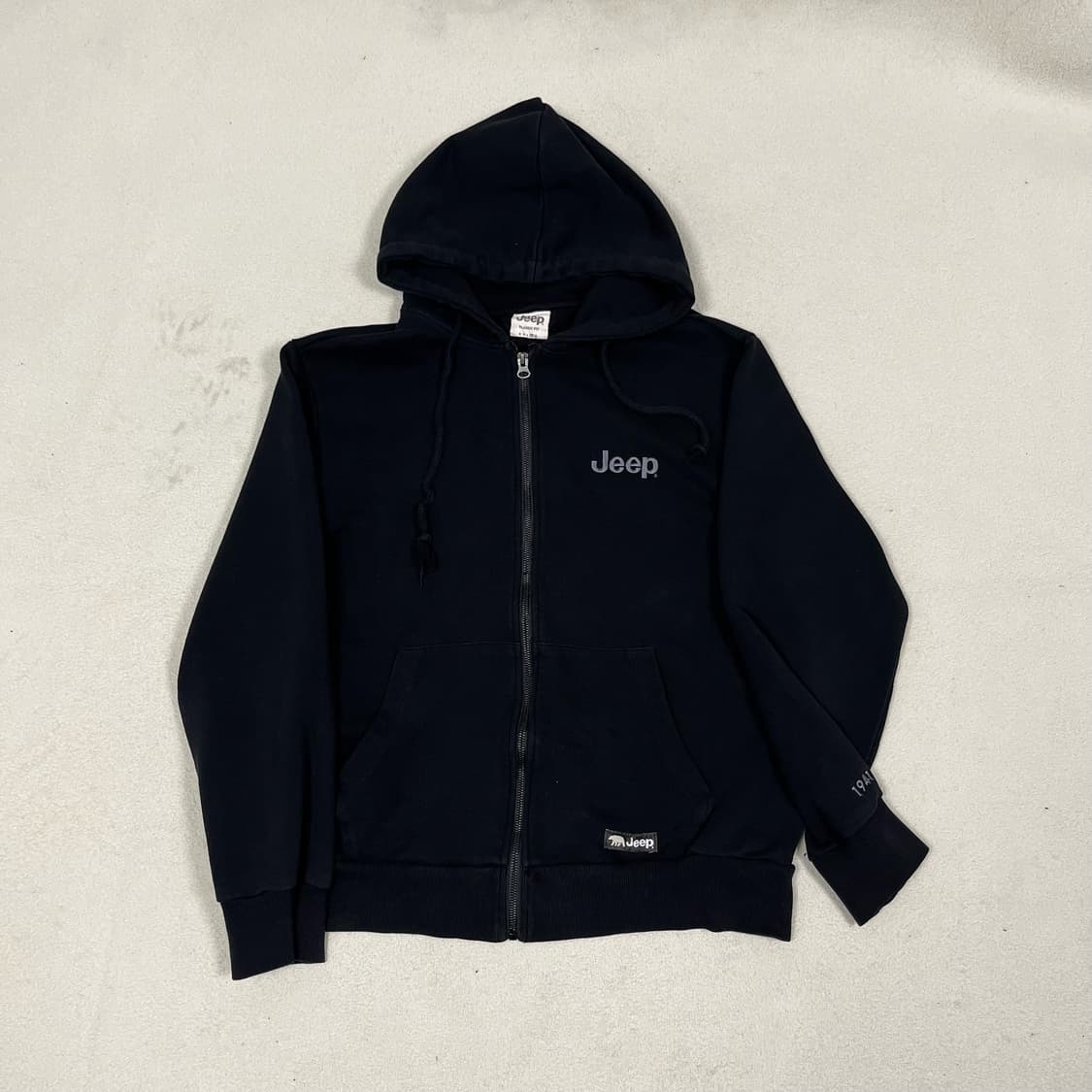 Jeep Black Hoodie Zip-up 상품이미지4