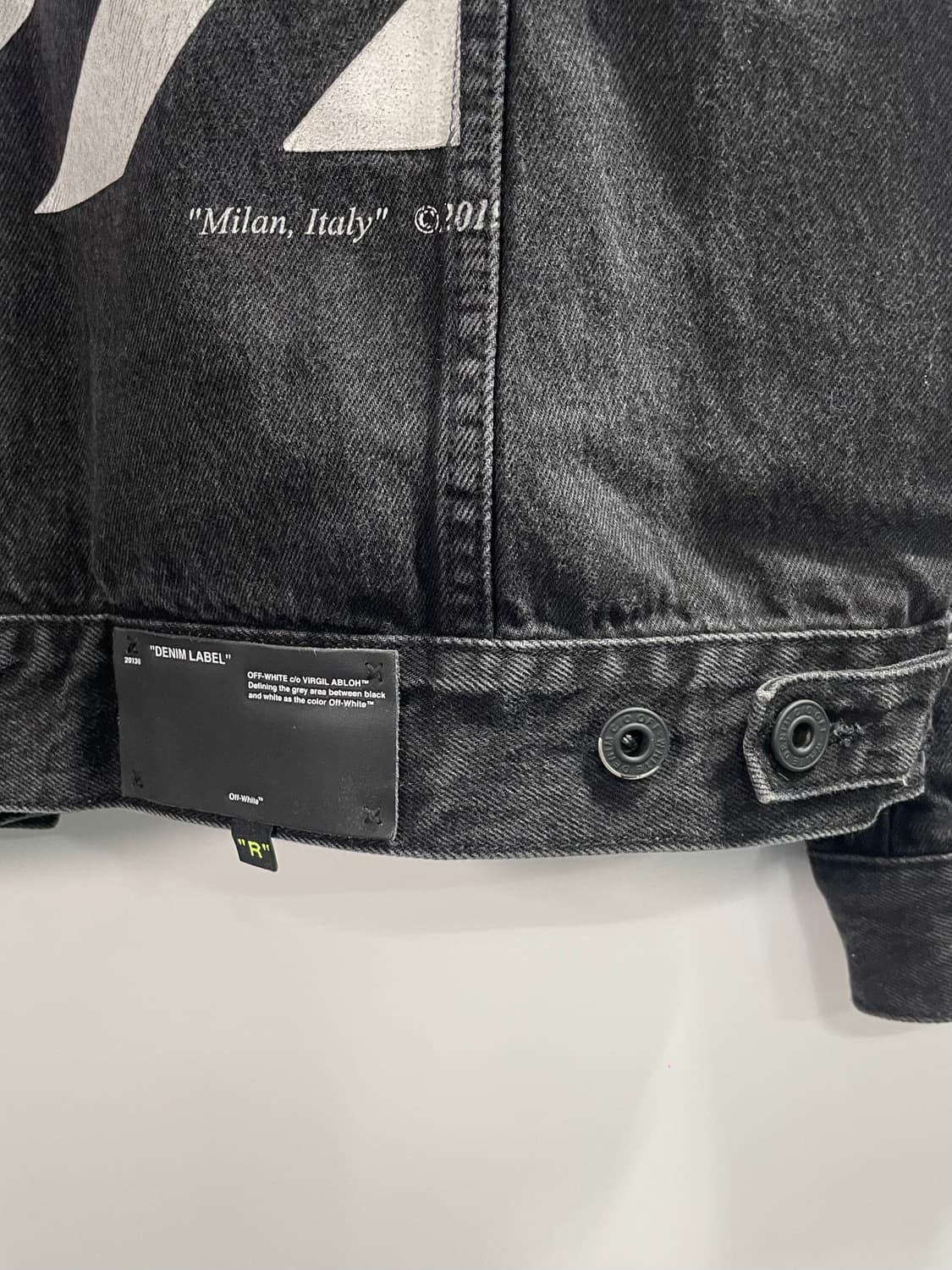 오프화이트 2019 흑청 청자켓 (on.330)   상품이미지6