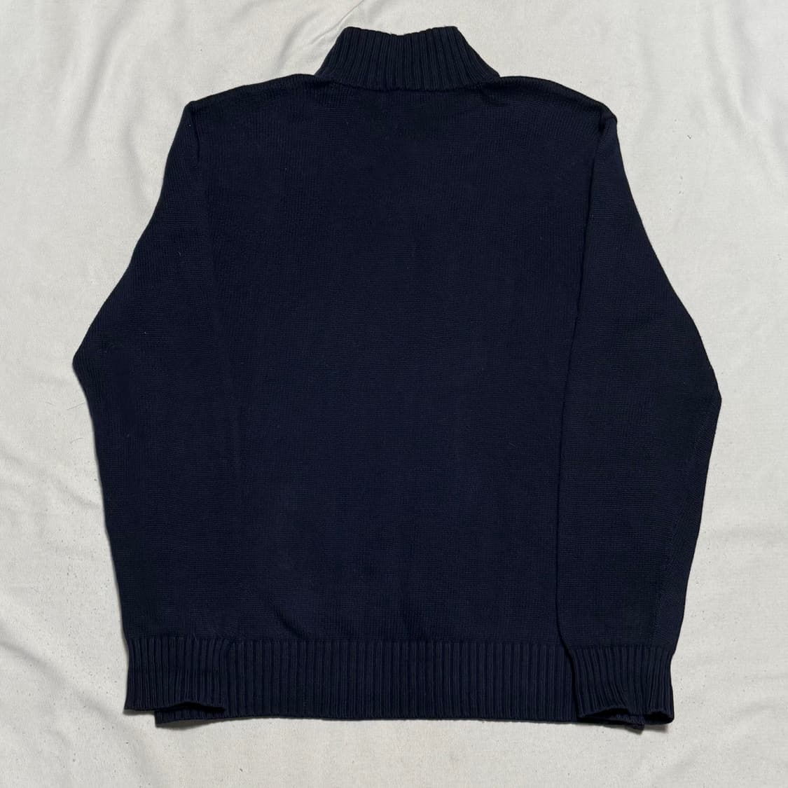 L 폴로랄프로렌 네이비 하프 버튼 니트 스웨터 상품이미지3
