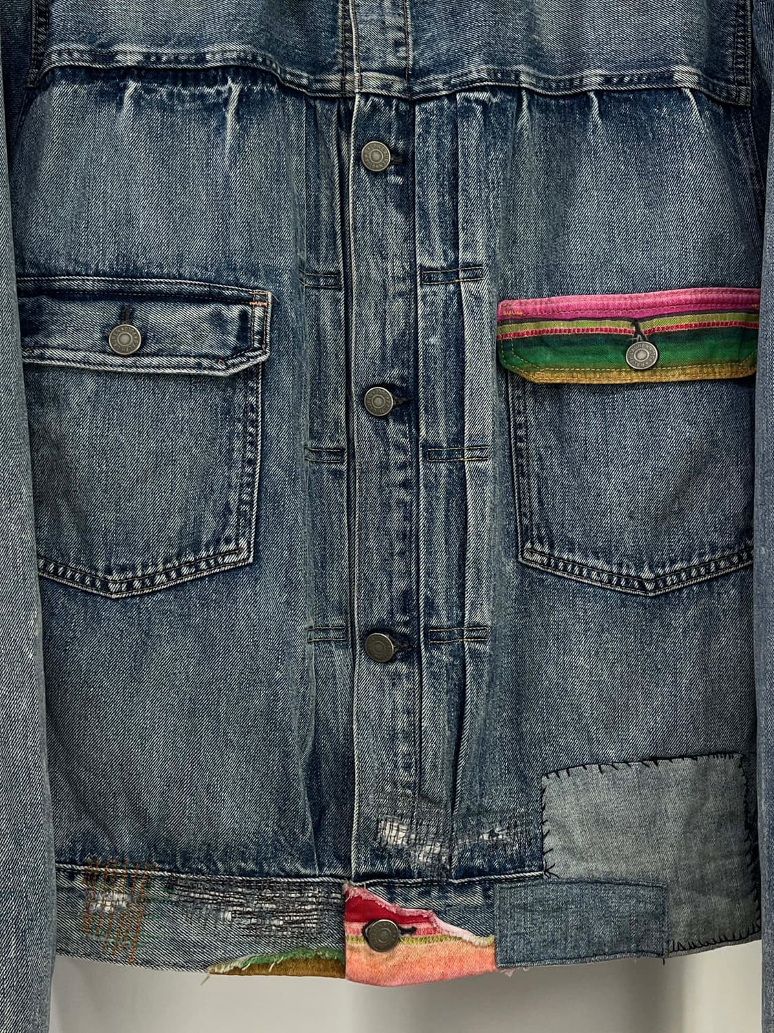 폴로 랄프로렌 2type 렌튼 디스트레스드 리페어 트러커 자켓 상품이미지6