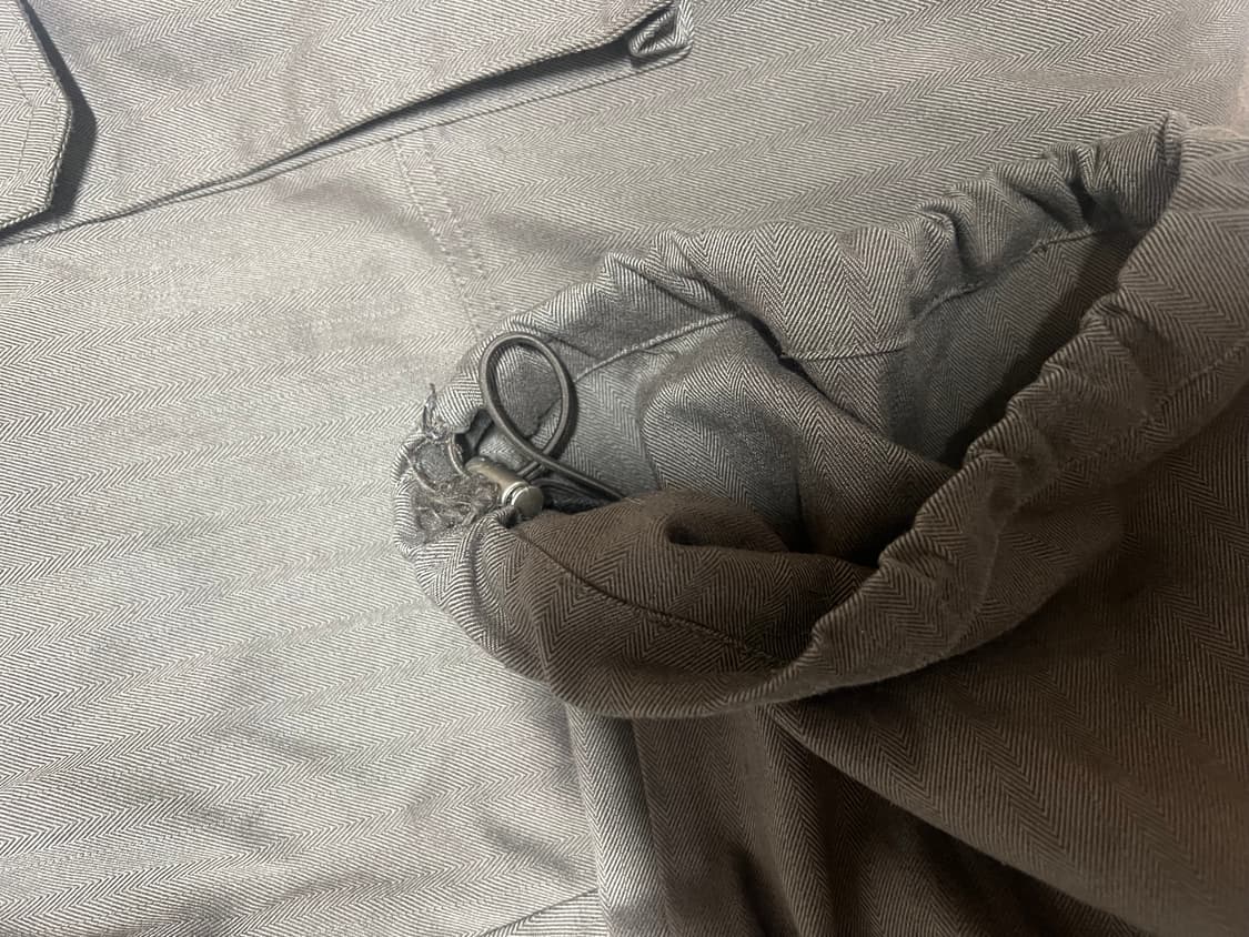 폴리수엠 헤링본 카고팬츠 카키브라운 상품이미지4