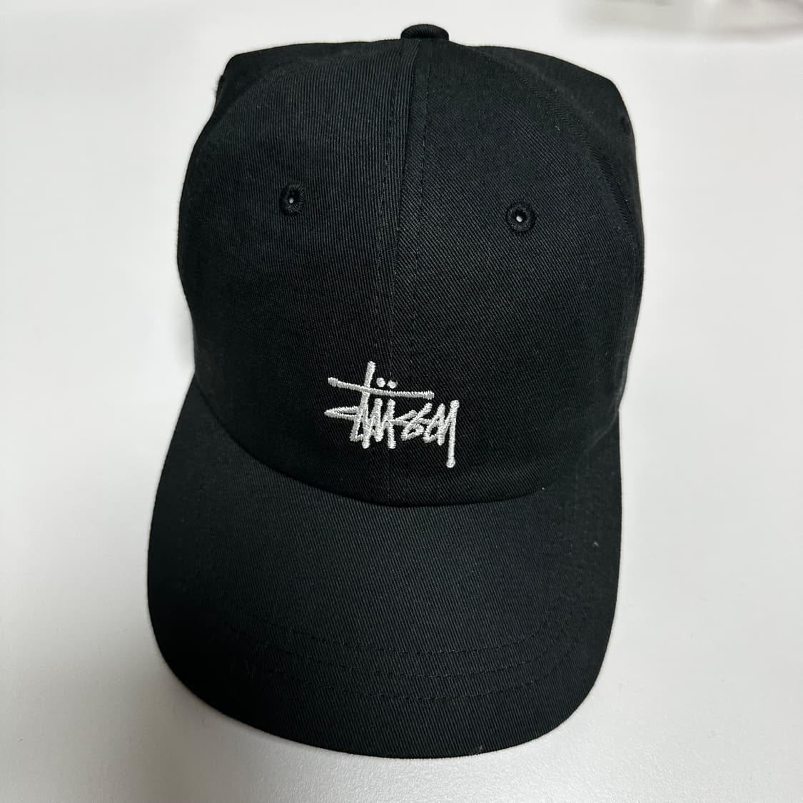 스투시 베이직 스탁 로우 프로 캡 블랙 상품이미지2