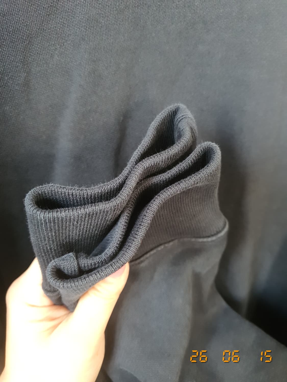 메종 키츠네 정품 맨투맨 폭스자수 L 블랙 상품이미지4
