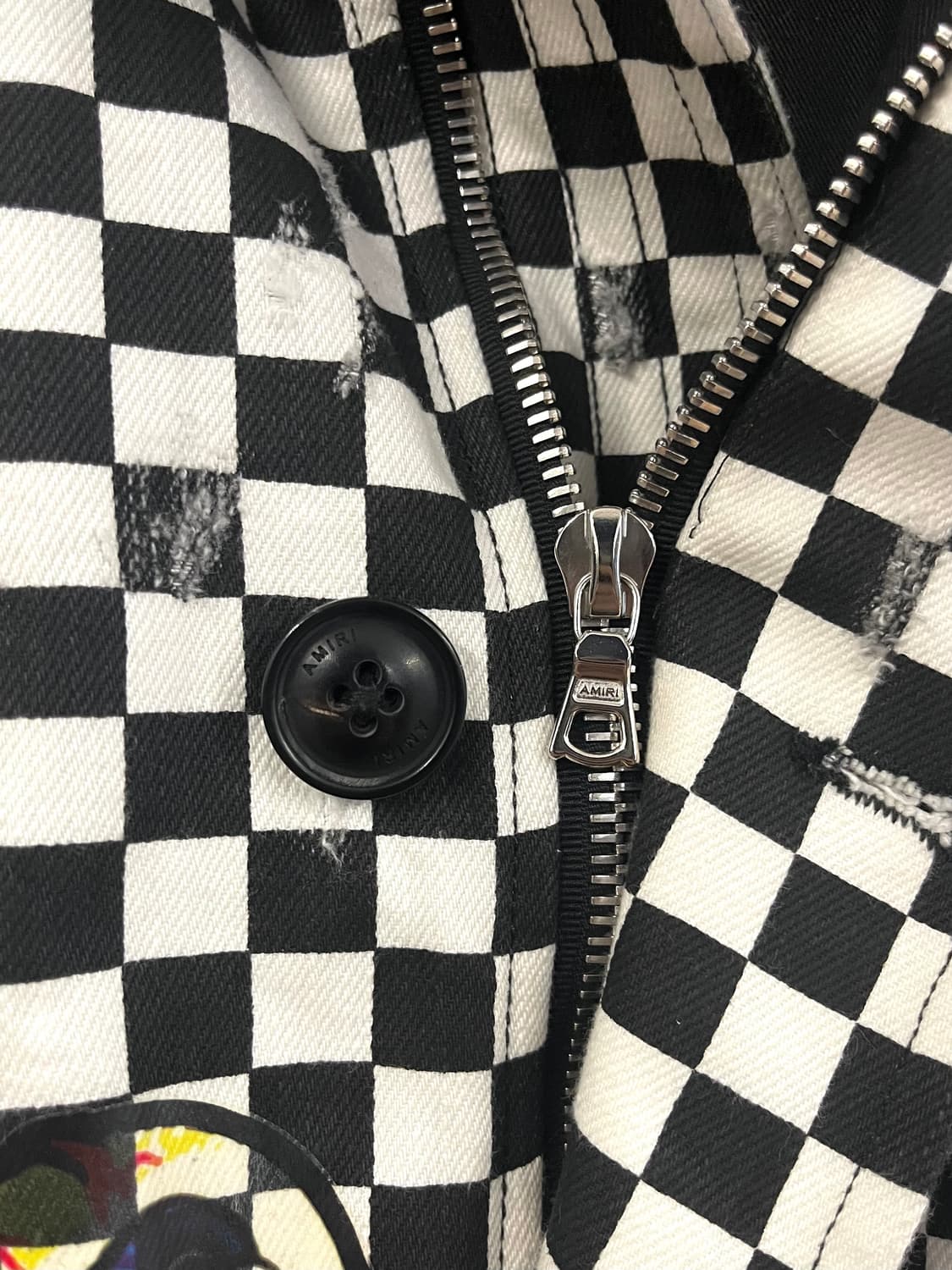 아미리 컬렉션 체크보드 파카 코트 상품이미지5