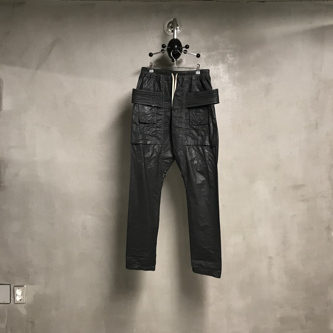 릭 오웬스 블랙 포켓 팬츠 S 상품이미지1