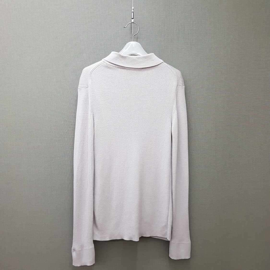 ORR 오르 울 100% 니트 카라 가디건 L사이즈 상품이미지4