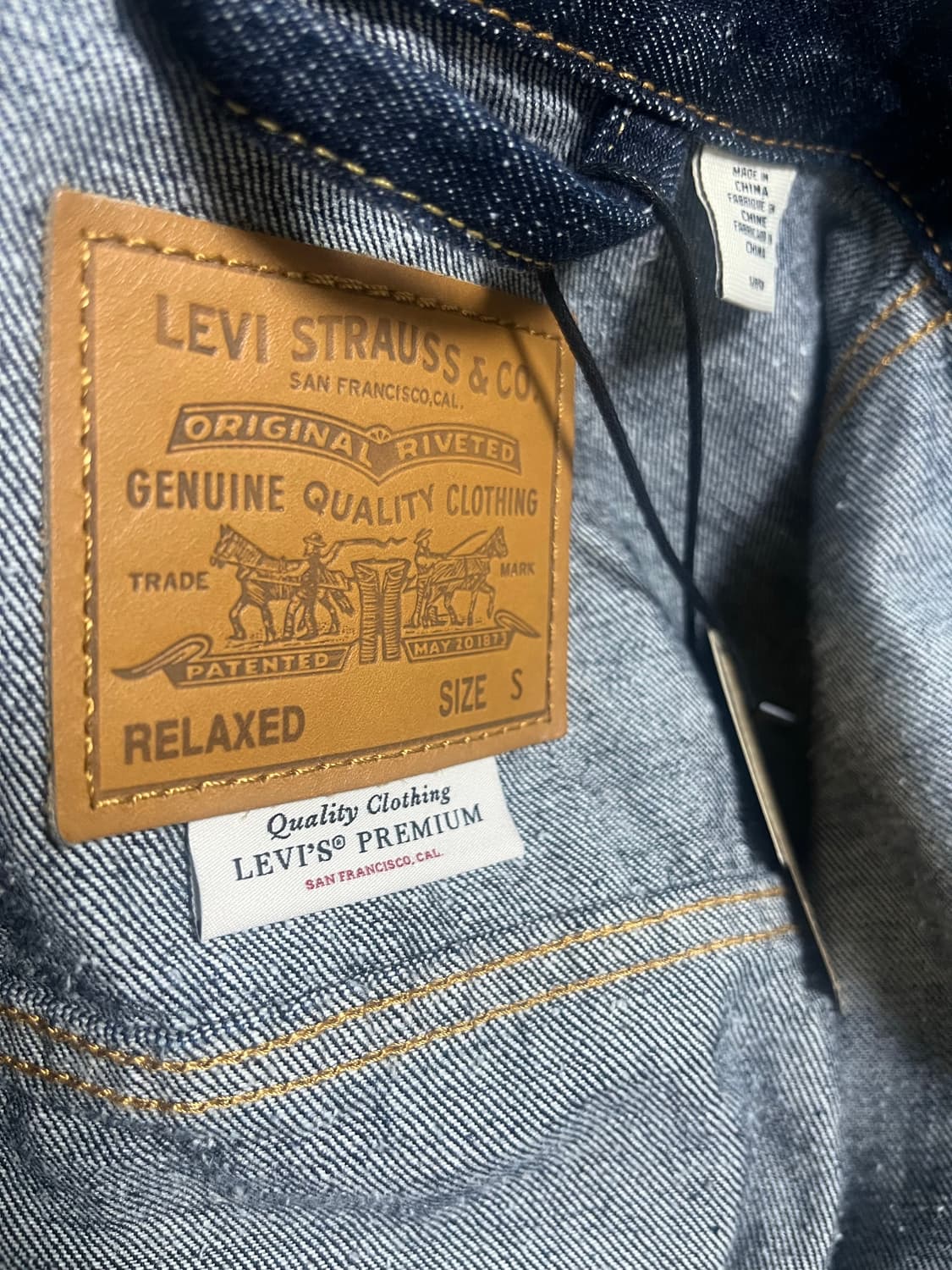 리바이스 1세대 대전판 데님 자켓 상품이미지5