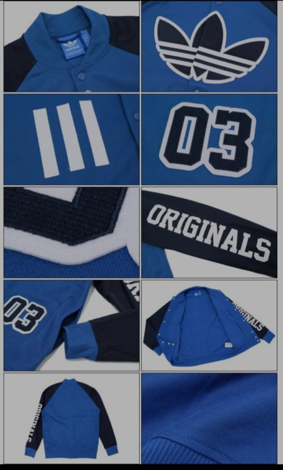 아디다스 오리지널스 로고 트랙탑 저지 바사티 야구점퍼 상품이미지9