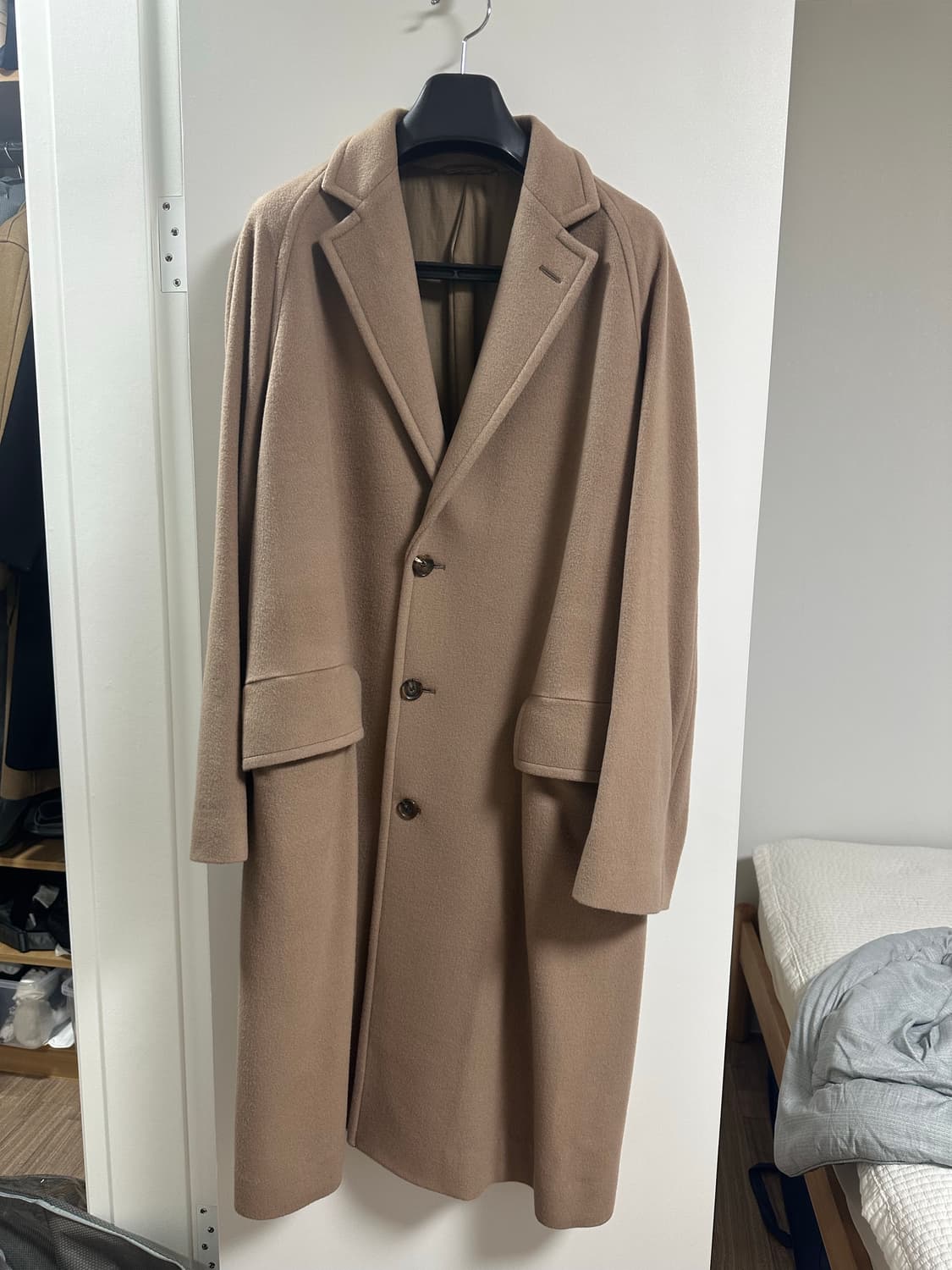 [4] 오라리 19aw 울 캐시미어 체스터필드 코트 상품이미지2